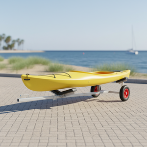 Remolque Ajustable para Embarcaciones de Pesca y Kayaks, Remolque para Jet Board Marino, Carro para <span class=keywords><strong>Kayak</strong></span> con Acoplador Europeo para Remolques de Canoas y Embarcaciones - Product Image 6