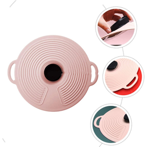 Kitchen Accessories Silicone Bowl <b>Covers</b> Microwave <b>Cover</b> Silicone Lids Silicone <b>Pot</b> <b>Cover</b> for Food Storage - Product Image 4