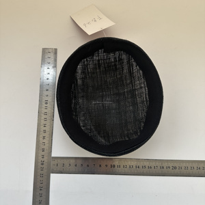 Base para Sombrero Fascinador de Sinamay, Modelo FB26, para Suministros de Sombrerería |   Base para fascinador DIY |   Tocado de Sinamay Reforzado para la Confección de <span class=keywords><strong>Sombreros</strong></span> - Product Image 4