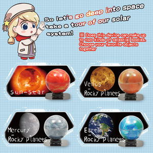 Giocattolo Educativo del Sistema Solare in Argilla Colorata, Kit Fai-da-Te per l'Insegnamento dei Pianeti per Bambini - Product Image 5