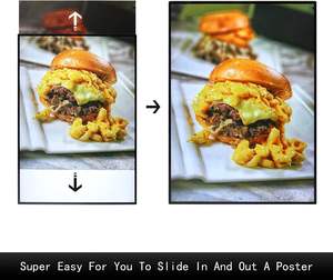 Cadre lumineux LED mural pour menu, boîte lumineuse pour la publicité dans les restaurants - Product Image 4