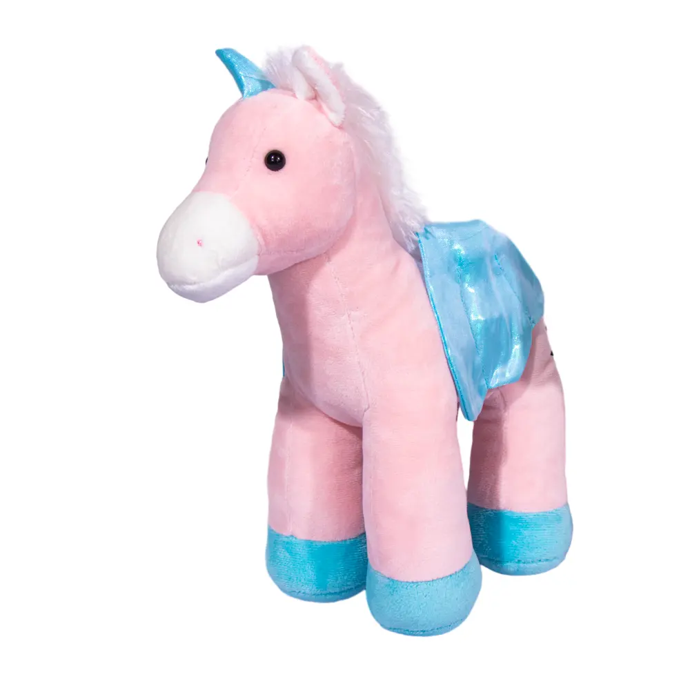 Chất Lượng Cao Sáng Tạo Màu Hồng Unicorn Mềm Mại Màu Hồng Màu Xanh Pony Đồ Chơi Sang Trọng Cho Món Quà Sinh Nhật Đáng Yêu Cô Gái Búp Bê