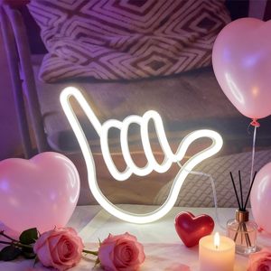 Hand Shape Letreros Neon LED dimmable USB powered ambient <b>light</b> store <b>window</b> decoration <b>light</b> street indicator <b>light</b> Customized - Product Image 3