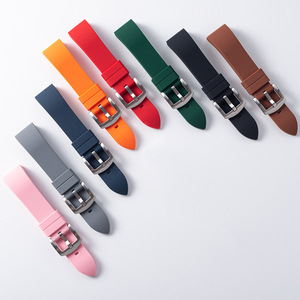 Bracelet de montre en caoutchouc TPSIV de luxe personnalisé, à libération rapide, 20 mm 22 mm, bracelet de plongée en silicone pour Rolx MoonWatch - Product Image 2