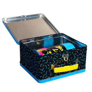 Hộp Đựng Đồ Ăn Trưa Bằng Thiếc Có Tay Cầm Tùy Chỉnh In Đầy Màu Sắc Cho Trẻ Em Đồ Chơi Có Khóa Hộp Thiếc Đóng Gói Quà Tặng - Product Image 3