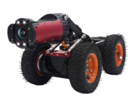 Robot d'inspection de canalisations d'égouts étanche IP68 avec caméra à zoom optique 10X, 360° °   Caméra rotative et caméra à levage motorisé