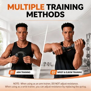 Nuevo Entrenador de Torque Metálico Multifuncional, Ejercitador de Fuerza Ajustable para Brazos y Muñecas, Equipo de Fitness Portátil para el Hogar y el Gimnasio - Product Image 4