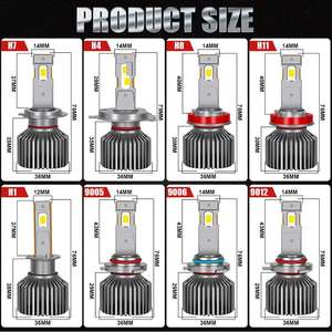 120w ट्रायोलर कार हेडलाइट कोई त्रुटि नहीं दी गई हेडलैंप x 10 सी 12-20 वी फॉग लैंप 3 रंग कैनबस H11 9005 9006 6000k 4300k <span class=keywords><strong>3000k</strong></span> - Product Image 6