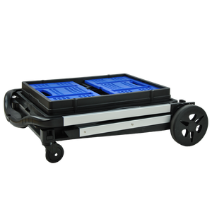 Faltbarer Mehrzweck-Lebensmittel wagen mit mobilem Allrad-Klapp wagen OEM Anpassbare Plattform struktur - Product Image 5