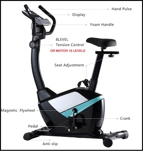 Bicicleta Estática Magnética Ajustable <span class=keywords><strong>para</strong></span> Uso Doméstico, Bicicleta Fija <span class=keywords><strong>para</strong></span> Gimnasio - Product Image 4