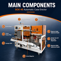 Machine automatique électrique de formage de boîtes, formateur de cartons, équipement de formage de caisses en carton ondulé pour l'industrie de l'emballage alimentaire et la logistique