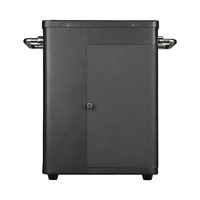 Machine à flamme électrique carrée 2-3M étanche avec télécommande, lanceur de flammes artificielles pour concerts, fêtes et événements