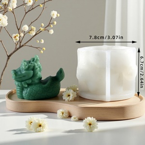 Molde de silicona con forma de dragón para hornear pasteles, molde de silicona para decoración DIY, molde con forma para ambiente festivo - Product Image 6