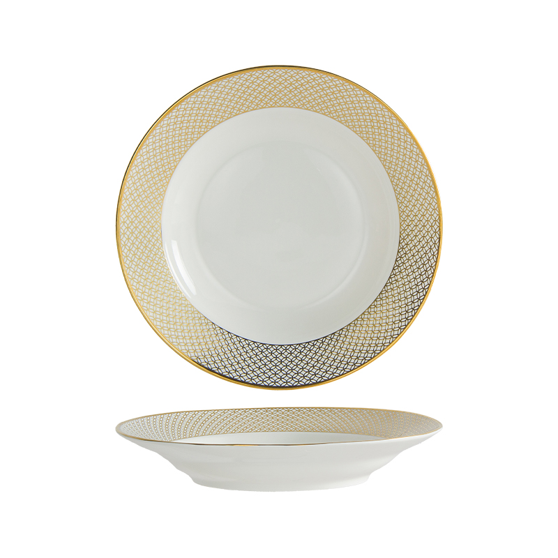 Plato hondo de 8 pulgadas