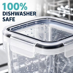 Fresh Style Storage Boxes <b>Kitchen</b> Airtight Food Containers Lids PP Storage <b>Bins</b> Home Organization Sets Available - Product Image 5