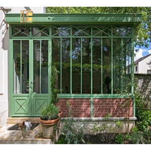 Grande <span class=keywords><strong>serre</strong></span> de jardin de style victorien, décoration de véranda, dôme en <span class=keywords><strong>fer</strong></span> <span class=keywords><strong>forgé</strong></span>, terrasse, <span class=keywords><strong>serre</strong></span> extérieure - Product Image 5