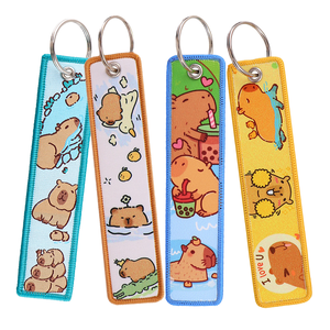 Llavero Colgante de Regalo con Diseño de Anime y Dibujos Animados: <span class=keywords><strong>Totoro</strong></span>, Bola de Carbón, Aleación, Impresión Digital, Tejido, Cara de <span class=keywords><strong>Chihiro</strong></span>, Diseño Masculino Sin Rostro - Product Image 1