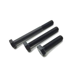 <span class=keywords><strong>Bulloni</strong></span> Esagonali in Acciaio Din933 Din931 di Alta Qualità, Grado 8.8, Misura <span class=keywords><strong>M10</strong></span>, Neri Ossidati, Alta Resistenza per Vari Usi - Product Image 5