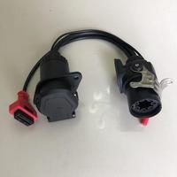 Nuevo Cable Adaptador de Diagnóstico OBD2 para Remolques ISO 7638 EBS Compatible con Bosch y Autel Autocom para Camiones y Vehículos con Sensor de Temperatura