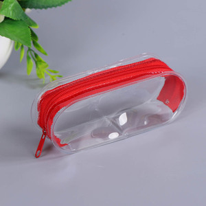 Top Selling Lightweight Recyclable Embossed PE Transparent <b>Zipper</b> <b>Bag</b> Portable Cosmetic <b>Storage</b> Eyeglass Box Business & Shopping - Product Image 4
