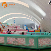 Structure gonflable Membrane gonflable pour parc d'attractions Dôme gonflable dôme d'air