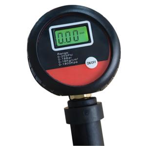 Verimli araç enflasyon için basınç göstergesi ile otomobil motosiklet bisikletleri için taşınabilir dijital lastik şişirme göstergesi - Product Image 4