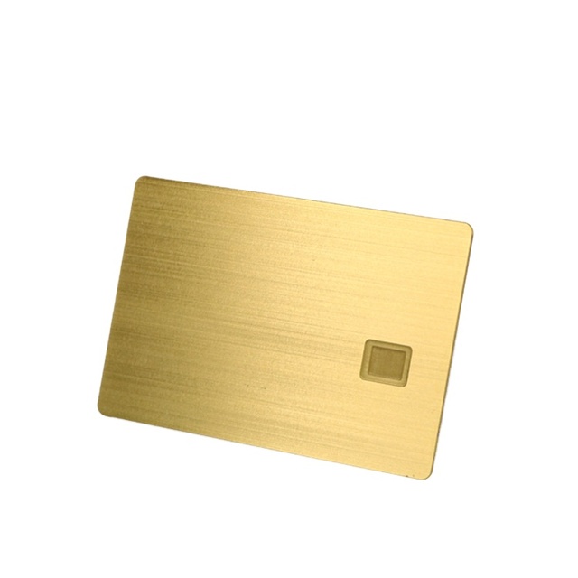 Custom ISO14443 a RFID Metal NFC Blank Business Luxury Gold Smart Metal NFC Card