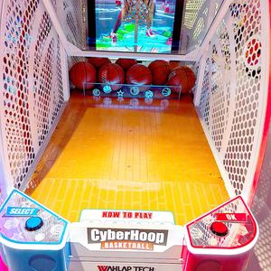 Machine de jeu d'arcade de basketball Cyberhoop de luxe toute neuve 2025, écran 65 pouces, construction métallique, connectivité Wi-Fi en anglais - Product Image 5