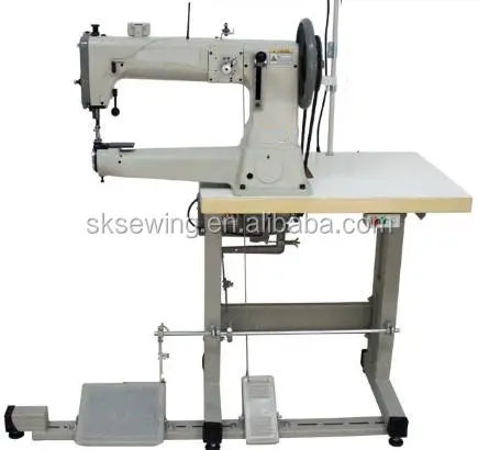 Thêm Nhiệm Vụ Nặng Nề Dày Chất Liệu 441 Xi Lanh Giường Hợp Chất Thức Ăn Lockstitch Máy May Cho Da