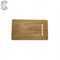Carte de visite en bois personnalisable avec code QR NFC programmable, puce NTAG216 13,56 MHz, RFID intelligent ISO 14443A, support Google Review, utilisation hôtelière