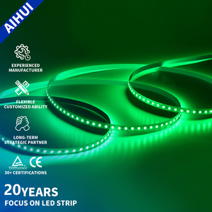 High Lumen DC24V 10W SMD 2835 LED Strip Light 120LEDs/<strong>m</strong> Flexible Green Red Blue Super Bright Ultra-thin IP20 Dimmable - Product Image 1