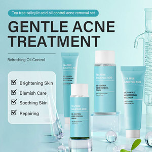 התווית פרטית skincare סט עבור מוצרי טיפוח העור, כולל חומצה סליצילית bha שמן אקנה קרם יותר - Product Image 2