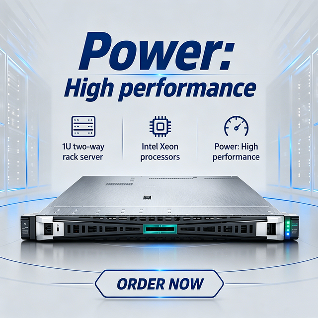 Genuine Generation Intel Xeon Processors Hpe Proliant Dl360 Gen10+ Gen11 Rack Server