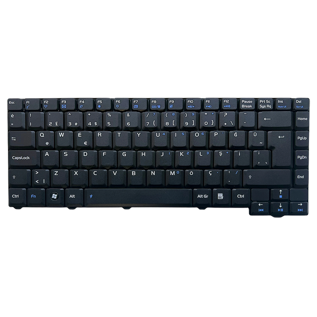 TR Turkish Laptop Keyboard for ASUS F2 F2J F2F F3S Z53U Z53J F3J F3U F3S F3 MP-06916TQ-5281 Keyboard No Backlight New Black