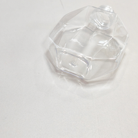 Bouteilles de diffuseur de parfum en plastique de luxe vides de 100 ml, forme hexagonale plate unique, pour une ambiance fraîche