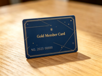 Carte de membre personnalisée en PVC 13,56 MHz avec numéro en relief, texte estampé à chaud, carte de fidélité VIP pour hôtel, spa, commerce de détail