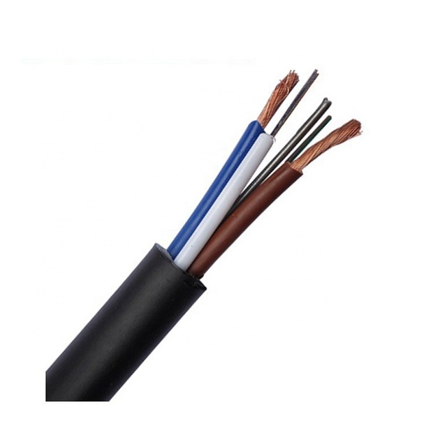 Fiber Optic Copper Wire Hybrid Cable Electric Power Cable Copper Conductor Optical Cable