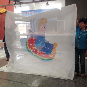 Bannière publicitaire durable avec <span class=keywords><strong>slogan</strong></span>, personnalisable, légère, pour événements promotionnels, avec graphiques sur mesure, en maille, pour tableaux d'affichage - Product Image 3