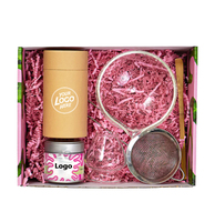 Bol à matcha en verre transparent avec support pour fouet, boîte personnalisée, ensemble de thé matcha