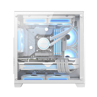 Boîtier de PC de jeu RGB M-ATX de haute qualité le plus populaire pour ordinateur de bureau, châssis et tours pour processeur