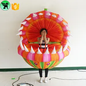 Festival Event Inflatable Flower Costume Customized Holiday Parade Flower Costume Inflatable For Celebrate A8591