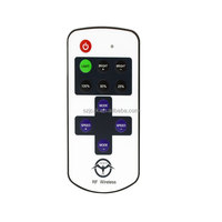 Control Remoto JCXK de 21 Teclas, Impermeable, con Código de Aprendizaje Infrarrojo, para TV, Decodificador, Luz LED, Calentador, Reproductor, Alcance de 20m, Batería AAA
