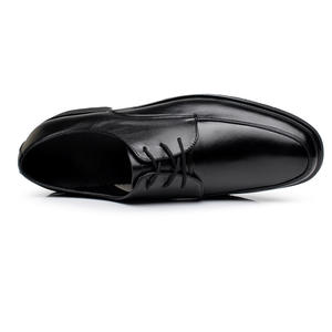 Scarpe Eleganti e Oxford in Vera Pelle di Vacchetta per <span class=keywords><strong>Uomo</strong></span>, Nere con Lacci, Antiscivolo per Tutte le Stagioni, per Personale di Hotel e Banche - Product Image 3