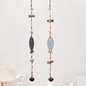 Colgante de pared mediterráneo con forma de sirena, colgante con forma de campana, decoración del hogar, diseño Vertical para sala de estar, comedor, dormitorio - Product Image 2