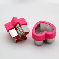 Emporte-pièces en acier inoxydable et plastique pour sandwichs, biscuits et pains, pour enfants, ustensiles de pâtisserie DIY, outil de fabrication de gâteaux, moule
