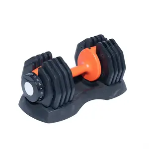 Factory Supply Free Weight 25kg Adjustable Dumbbell Custom Gym Equipment for Training