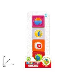 Mondo Bimbi Gioca Cubi 30x13x8 Cm Bloques de Apilamiento y Clasificación 12+ Meses - Product Image 1