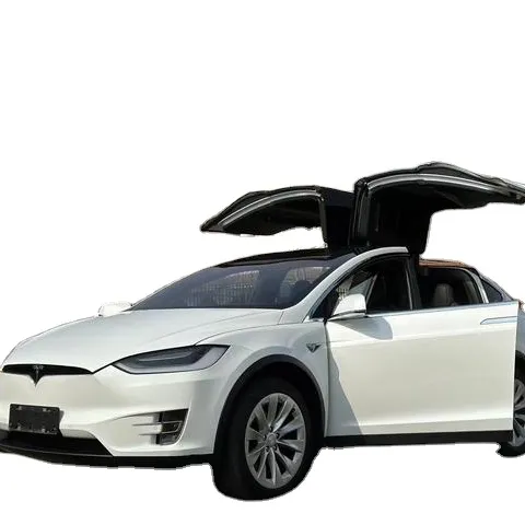 Tesla Model X 100D 6 places 2 + 2 + 2. Fonctionnalités riches telles que l'état de la voiture haut de gamme, la conduite assistée automatique, la suspension pneumatique, etc.