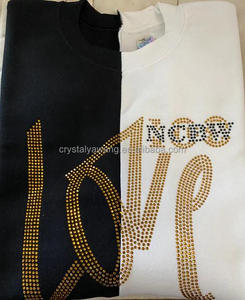 Bling WE ARE STRONG WOMEN NCBW 100 Motivos de transferencia de diamantes de imitación de cristal para camisetas, Adhesivo de transferencia termoadhesivo de cristal dorado NC100BW - Product Image 6