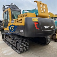 Excavatrice sur chenilles VOLVO EC210D 21 tonnes, moteur d'origine d'occasion avec pompe à engrenages et roulement pour Volvo EC40-EC90-EO-S90-S60-EX40